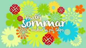 Vykort med sommarkänsla och Saps-logga